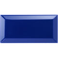 Royal Blue Metro Bevelled Tile 150x75mm