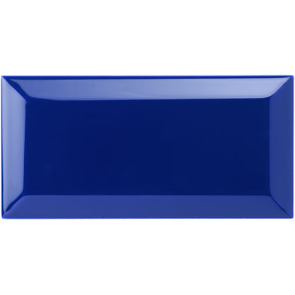 Royal Blue Metro Bevelled Tile 150x75mm