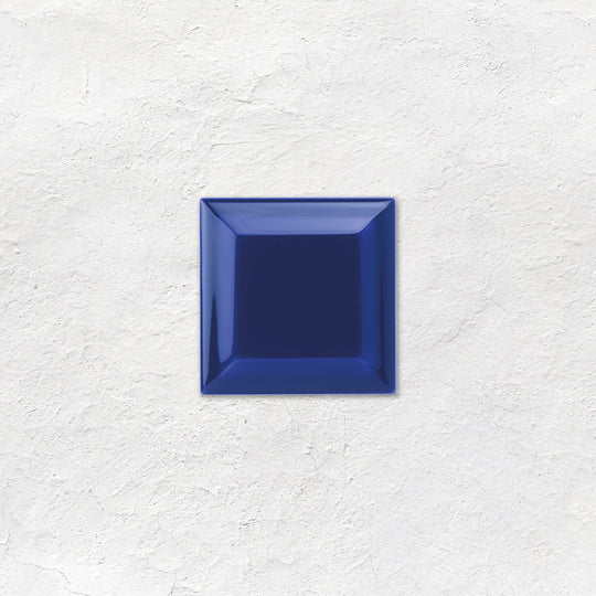 Royal Blue Metro Bevelled Tile 75 x 75mm