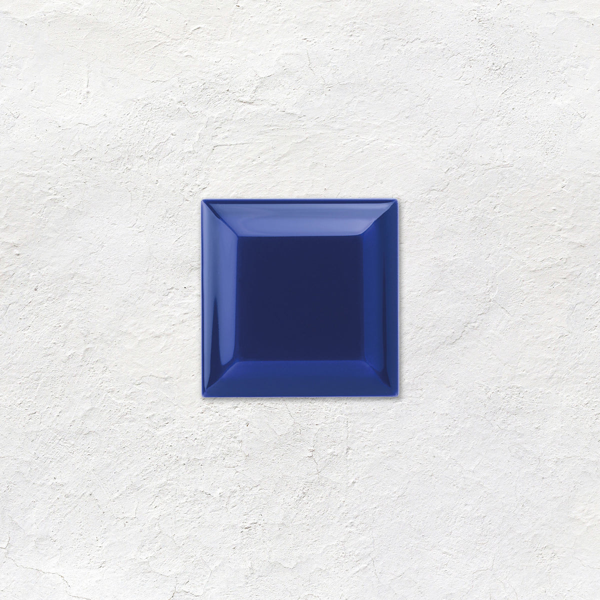 Royal Blue Metro Bevelled Tile 75 x 75mm - Ceramic - Gloss