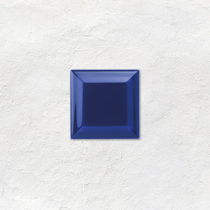 Royal Blue Metro Bevelled Tile 75 x 75mm
