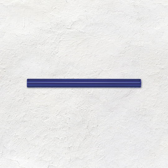 Royal Blue Omega Moulding Ceramic Wall Tile 152x12mm