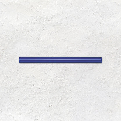 Royal Blue Omega Moulding Ceramic Wall Tile 152x12mm