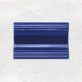 Royal Blue Plain Cornice Ceramic Wall Tile 152x75mm
