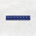 Royal Blue Scroll Moulding Ceramic Wall Tile 152x29mm