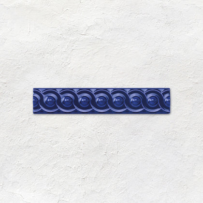 Royal Blue Scroll Moulding