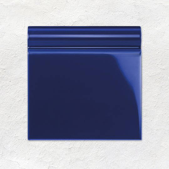 Royal Blue Skirting Tile 152x152mm