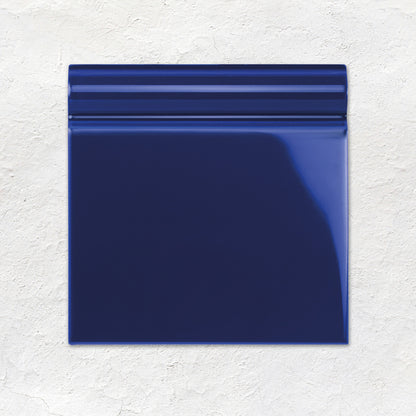 Royal Blue Skirting Tile 152x152mm