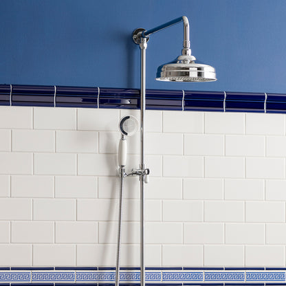 Royal Blue Victoria Moulding Ceramic Wall Tile 152x75mm