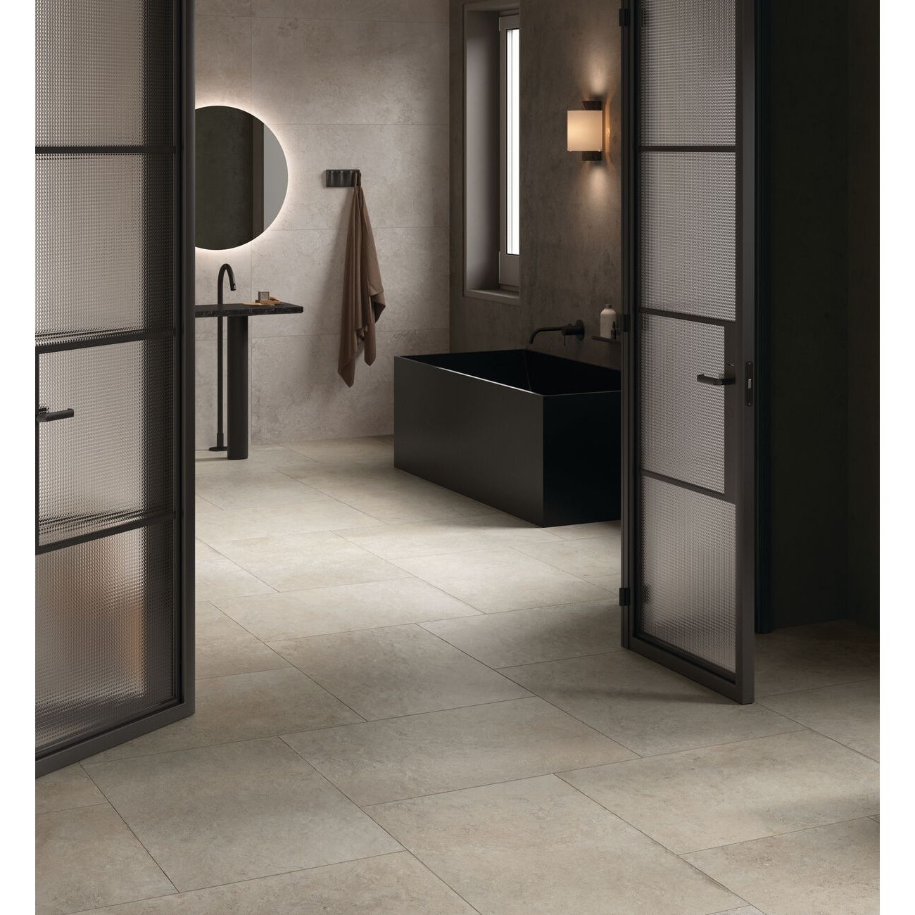 St Pierre Doux porcelain tile room setting