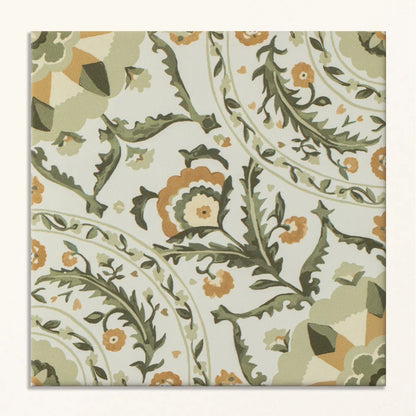 Sanderson Anthos Sage Porcelain Wall & Floor Tile 20x20cm