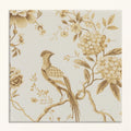 Sanderson Pillemont Toile Ochre Mural Porcelain Wall & Floor Tile 20x20cm