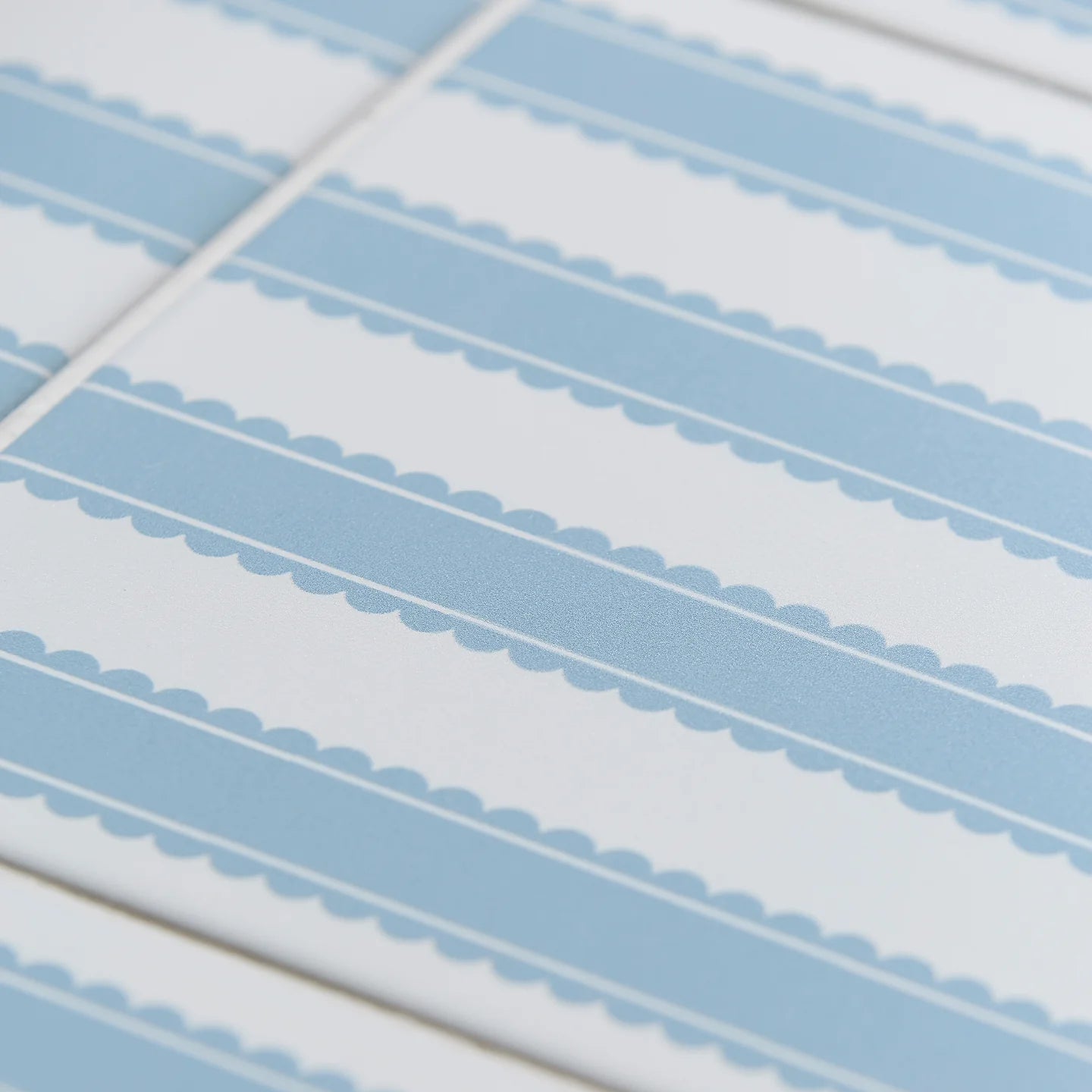 Sanderson Pinetum Stripe Dove Blue Porcelain Wall & Floor Tile 20x20cm