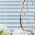Sanderson Pinetum Stripe Dove Blue Porcelain Wall & Floor Tile 20x20cm