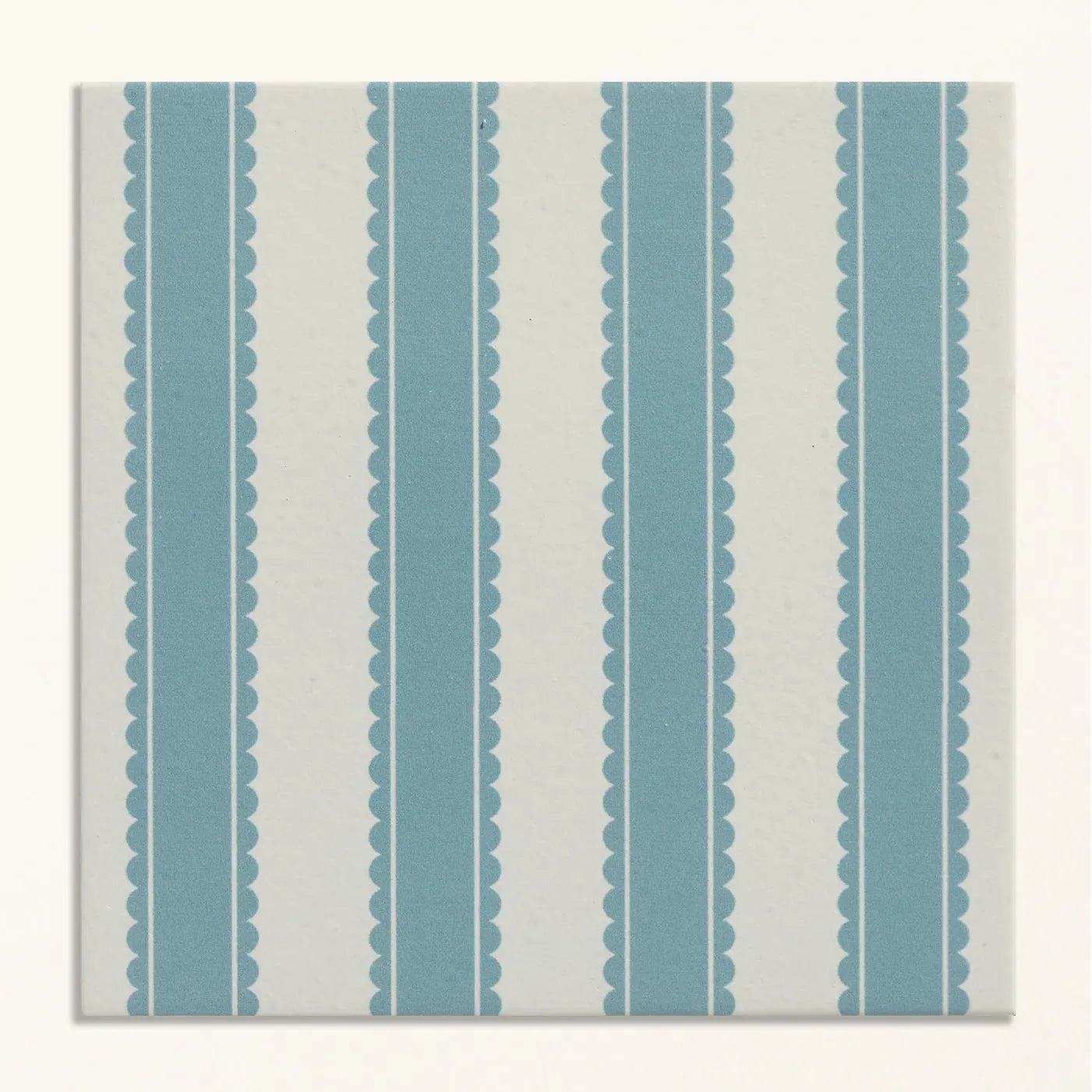 Sanderson Pinetum Stripe Dove Blue Porcelain Wall & Floor Tile 20x20cm