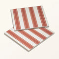Sanderson Pinetum Stripe Madder Porcelain Wall & Floor Tile 20x20cm