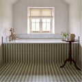 Sanderson Pinetum Stripe Sage Porcelain Wall & Floor Tile 20x20cm