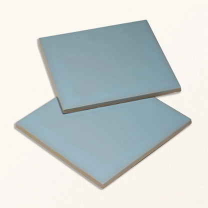 Sanderson Plain Dove Blue Porcelain Wall & Floor Tile 20x20cm