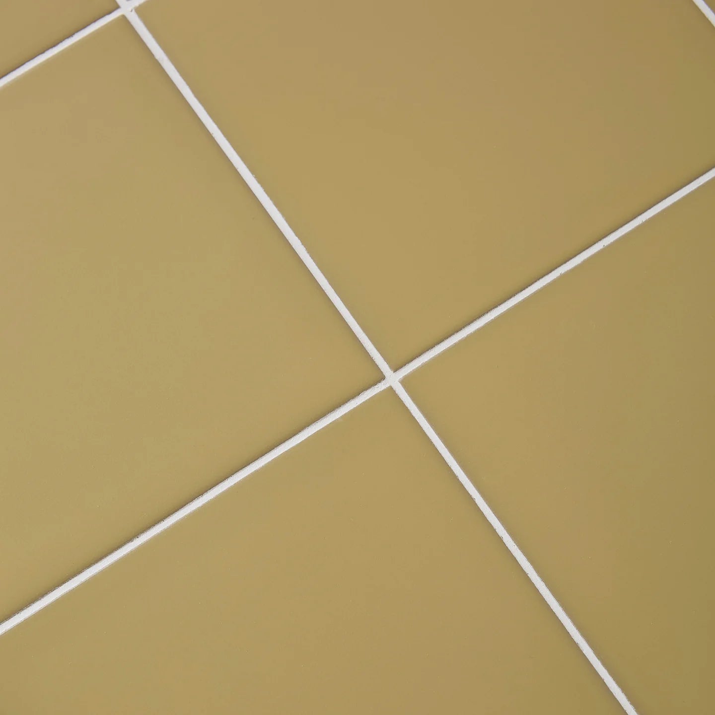 Sanderson Plain Ochre Porcelain Wall & Floor Tile 20x20cm
