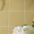 Sanderson Plain Ochre Porcelain Wall & Floor Tile 20x20cm