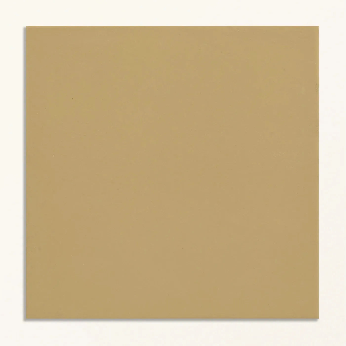 Sanderson Plain Ochre Porcelain Wall & Floor Tile 20x20cm