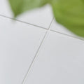Sanderson Plain Orchid White Porcelain Wall & Floor Tile 20x20cm