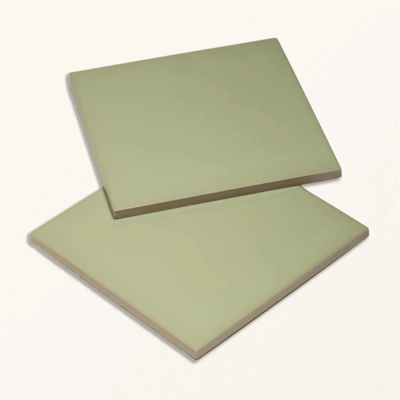 Sanderson Plain Sage Porcelain Wall & Floor Tile 20x20cm
