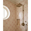 STUDIO Sanderson Aesop's Fables Madder - styled on a wall in a room setting