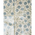 STUDIO Sanderson Anaar Pottery Blue tiles with border and corner pieces framing a wall panel