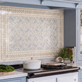 STUDIO Sanderson Anthos Pottery Blue Ceramic Wall Tile 13x13cm