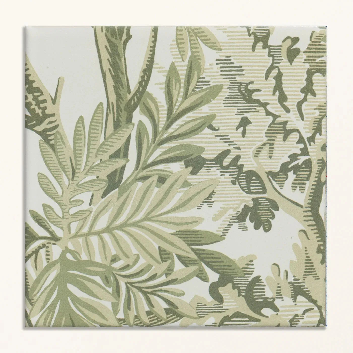 Sanderson Tapestry Trees Forest Mural Porcelain Wall & Floor Tile 20x20cm