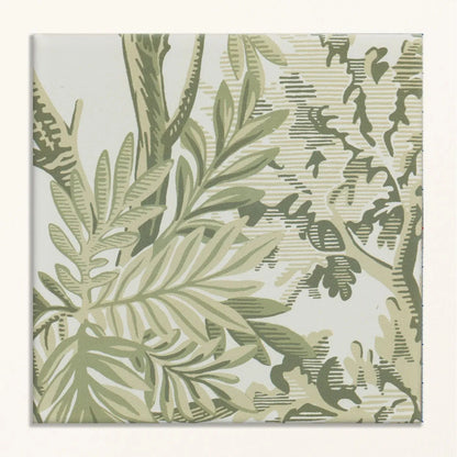 Sanderson Tapestry Trees Forest Mural Porcelain Wall & Floor Tile 20x20cm