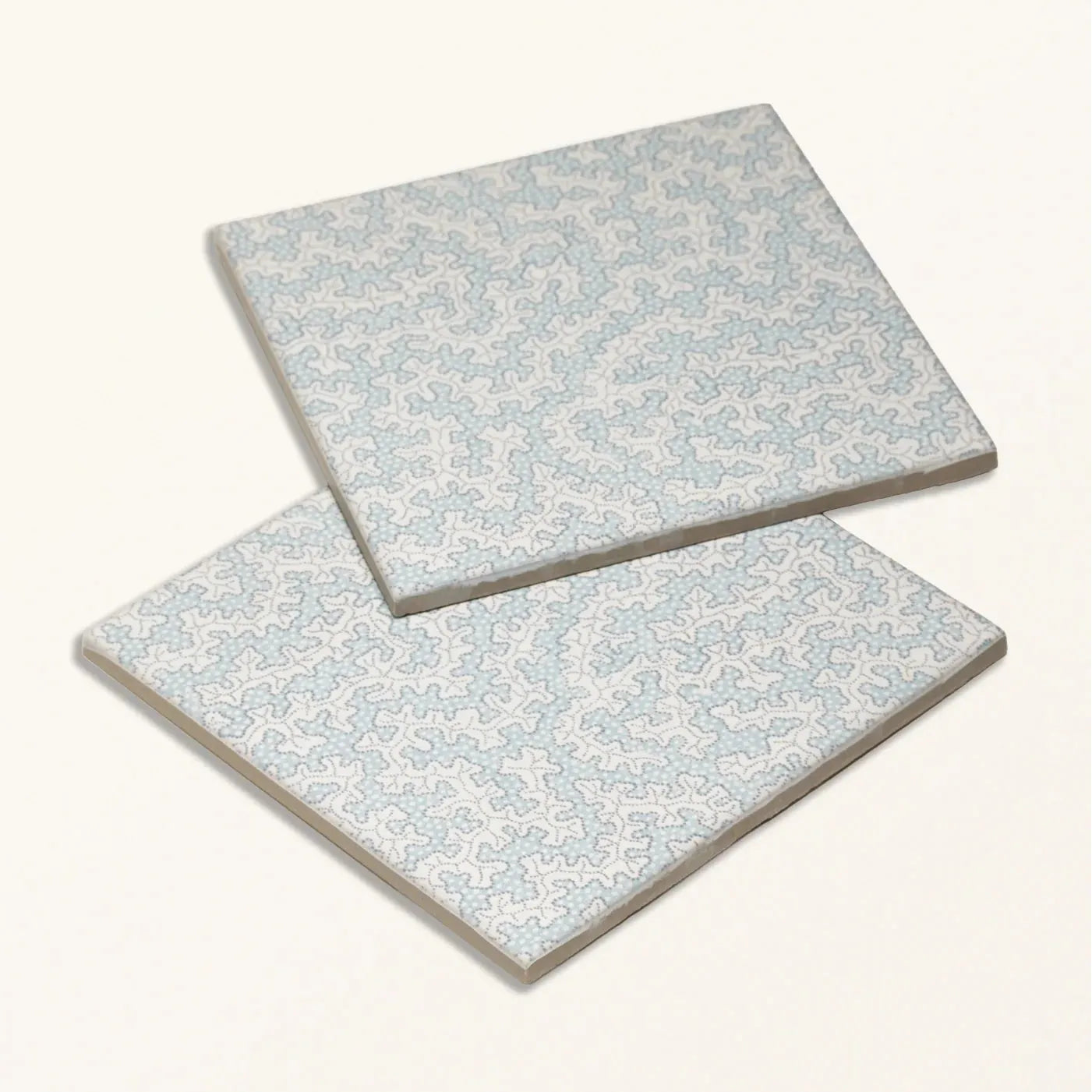 Sanderson Truffle Dove Blue Porcelain Wall & Floor Tile 20x20cm