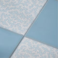Sanderson Plain Dove Blue Porcelain Wall & Floor Tile 20x20cm