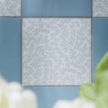 Sanderson Plain Dove Blue Porcelain Wall & Floor Tile 20x20cm