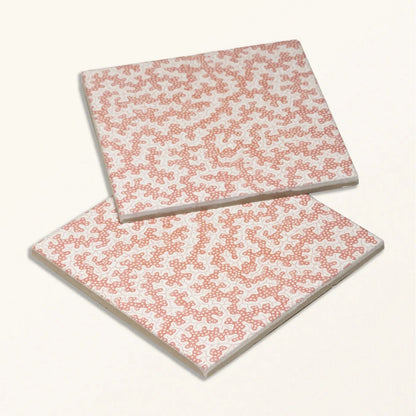 Sanderson Truffle Madder Porcelain Wall & Floor Tile 20x20cm