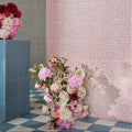 Sanderson Plain Orchid White Porcelain Wall & Floor Tile 20x20cm
