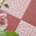 Sanderson Truffle Madder Porcelain Wall & Floor Tile 20x20cm