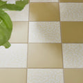 Sanderson Truffle Ochre Porcelain Wall & Floor Tile 20x20cm