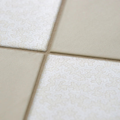 Sanderson Truffle Ochre Porcelain Wall & Floor Tile 20x20cm