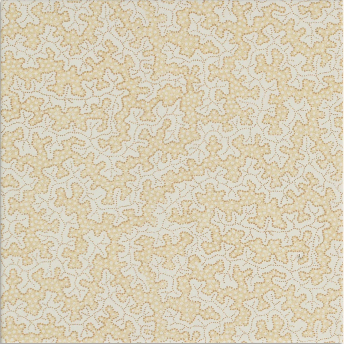 Sanderson Truffle Ochre Porcelain Wall & Floor Tile 20x20cm