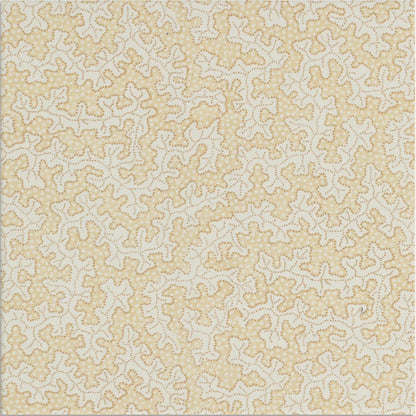 Sanderson Truffle Ochre Porcelain Wall & Floor Tile 20x20cm