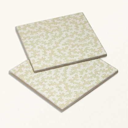 Sanderson Truffle Sage Porcelain Wall & Floor Tile 20x20cm