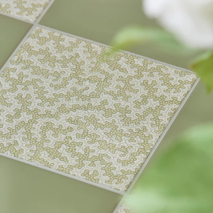 Sanderson Truffle Sage Porcelain Wall & Floor Tile 20x20cm