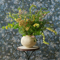 Sanderson Very Rose & Peony Pottery Blue Porcelain Wall & Floor Tile 20x20cm