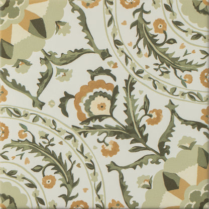 Sanderson Anthos Sage Porcelain Wall & Floor Tile 20x20cm