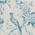Sanderson Pillemont Toile China Blue Mural Porcelain Wall & Floor Tile 