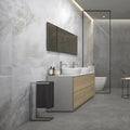 Sardonyx Pearl 90 x 90cm porcelain marble effect tile room setting