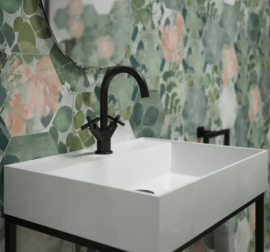Woodland Glade Porcelain cloakroom tiles from Hyperion Tiles