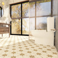 Shellstone Limestone - Mix Travertine Honed Starline Mosaic Tiles